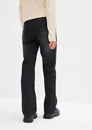 Jeans bootcut, vita media, bonprix