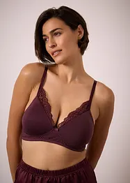 Reggiseno senza ferretto con coppe preformate e cotone biologico (pacco da 2), bonprix