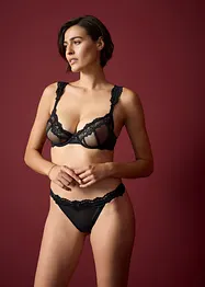 Reggiseno con ferretto in pizzo delicato, bonprix
