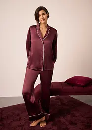 Pigiama in satin lucido, bonprix