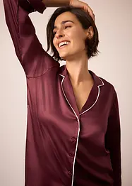 Pigiama in satin lucido, bonprix