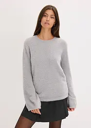 Maglione morbido con maniche ampie, bonprix