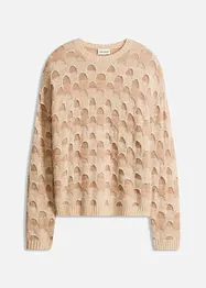 Maglione oversize con morbida lana e alpaca, bonprix