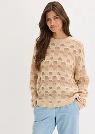 Maglione oversize con morbida lana e alpaca, bonprix