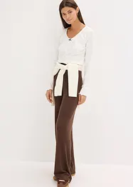 Pantaloni in maglia di soffice misto viscosa, bonprix