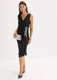 Abito di jersey con applicazione di strass, bonprix