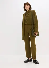 Pantaloni in felpa con viscosa, bonprix