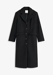 Cappotto lungo in simil lana, bonprix