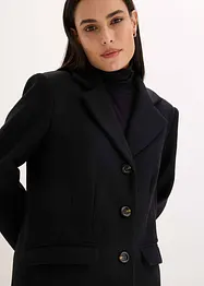 Cappotto lungo in simil lana, bonprix