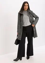 Cappotto corto da mezza stagione in simil lana, bonprix