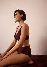 Culotte a vita alta con pizzo delicato, bonprix