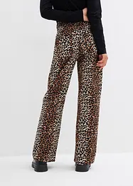 Jeans wide leg, vita media, bonprix
