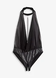 Body ouvert con effetto bagnato, bonprix