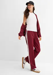 Pantaloni da jogging con strisce laterali, bonprix