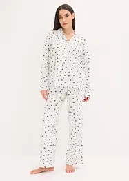 Pigiama oversize con abbottonatura, bonprix