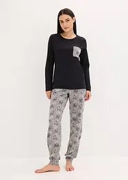 Pigiama in puro cotone, bonprix