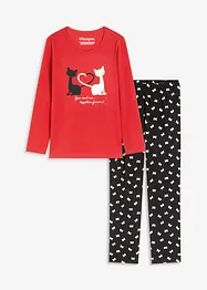 Pigiama con mascherina per dormire, bonprix