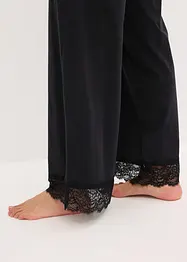 Pigiama con pizzo delicato, bonprix