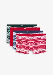 Boxer aderenti con cotone (pacco da 4), bonprix