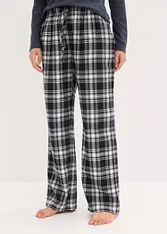 Pantaloni da pigiama in tessuto di flanella, bonprix