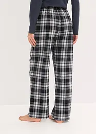 Pantaloni da pigiama in tessuto di flanella, bonprix