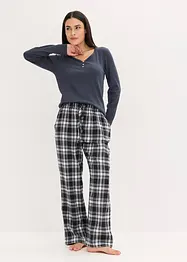 Pantaloni da pigiama in tessuto di flanella, bonprix