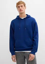 Felpa con cappuccio in puro cotone biologico, loose fit, bonprix
