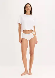 Culotte alta con cotone (pacco da 4), bonprix