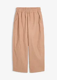 Pantaloni barrel in simil lana, bonprix