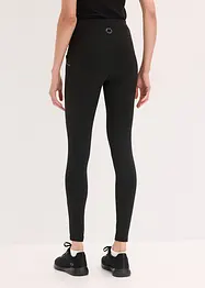 Leggings termici con dettagli riflettenti e tasca per il cellulare, bonprix