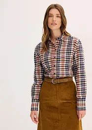 Camicia di flanella in puro cotone, bonprix