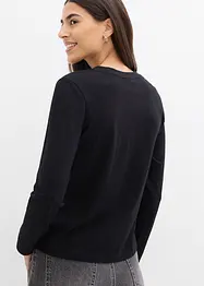 Maglia a maniche lunghe in puro cotone, bonprix