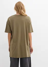 Maglia lunga oversize in puro cotone biologico, bonprix
