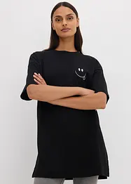 Maglia lunga oversize in puro cotone biologico, bonprix