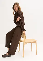 Blusa in materiale operato, bonprix