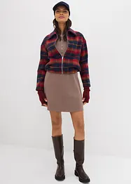 Abito in misto cotone elasticizzato a coste, bonprix