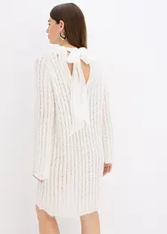Miniabito in maglia con fiocco in satin, bonprix