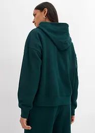 Felpa oversize con cappuccio in puro cotone, bonprix