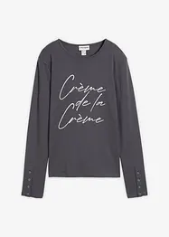 Maglia a maniche lunghe in puro cotone, bonprix