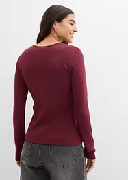 Maglia a maniche lunghe in puro cotone, bonprix