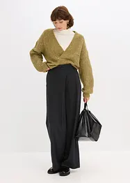 Pantaloni larghi in misto viscosa, bonprix