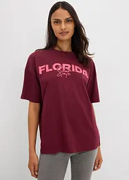 T-shirt oversize in puro cotone biologico, bonprix