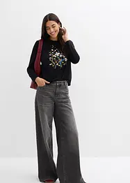 Maglia a maniche lunghe in puro cotone, bonprix