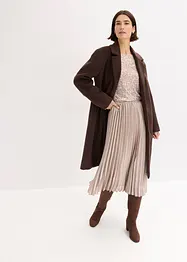 Maglia leopardata in fantasia lucida, bonprix