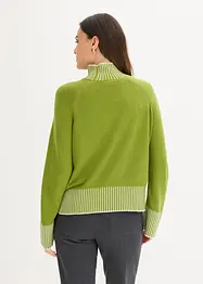 Maglione con collo dritto, bonprix