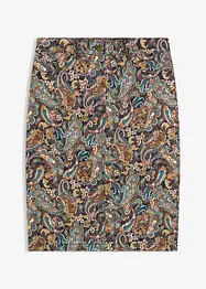 Gonna in misto cotone elasticizzato, bonprix