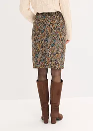 Gonna in misto cotone elasticizzato, bonprix