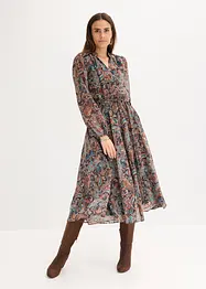 Abito paisley in chiffon, bonprix