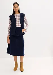 Gonna di velluto a coste, bonprix