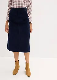 Gonna di velluto a coste, bonprix